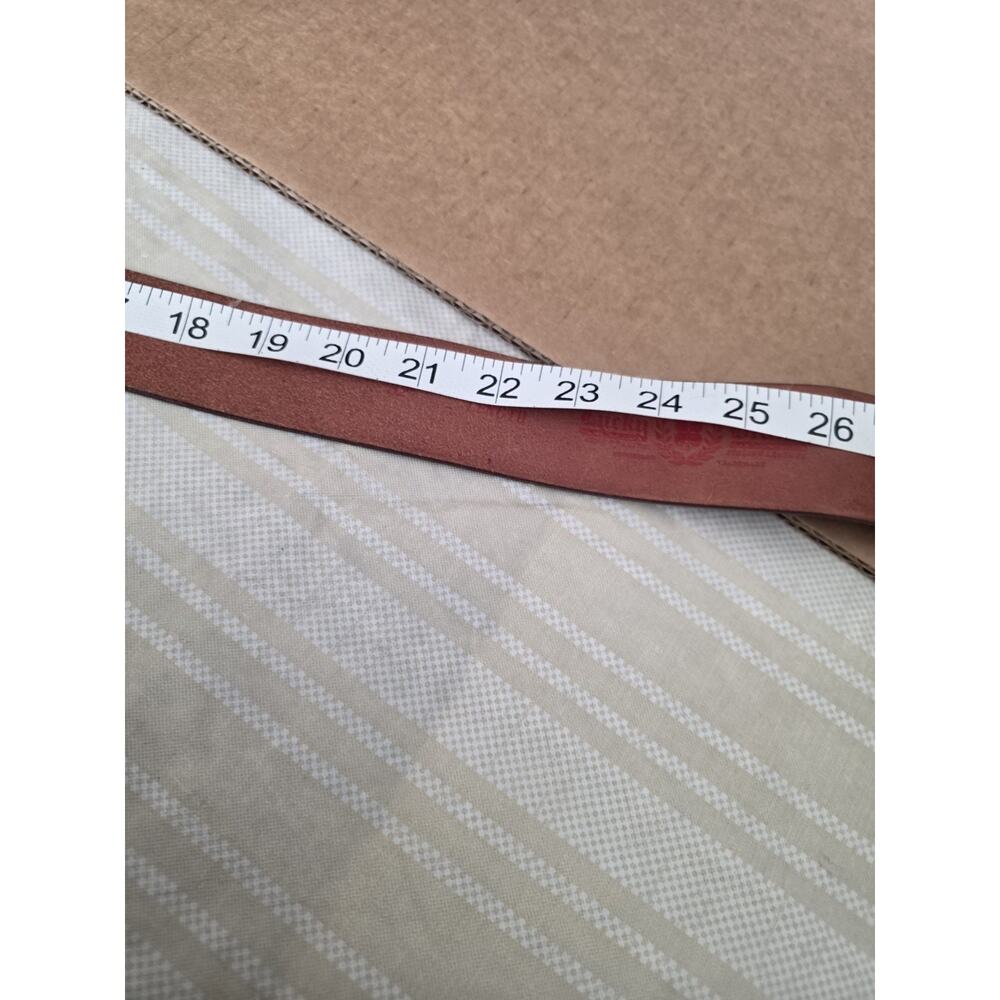 Lucky Brand Leather Belt With Owl Buckle Vintage Size 32" - Picture 10 of 14